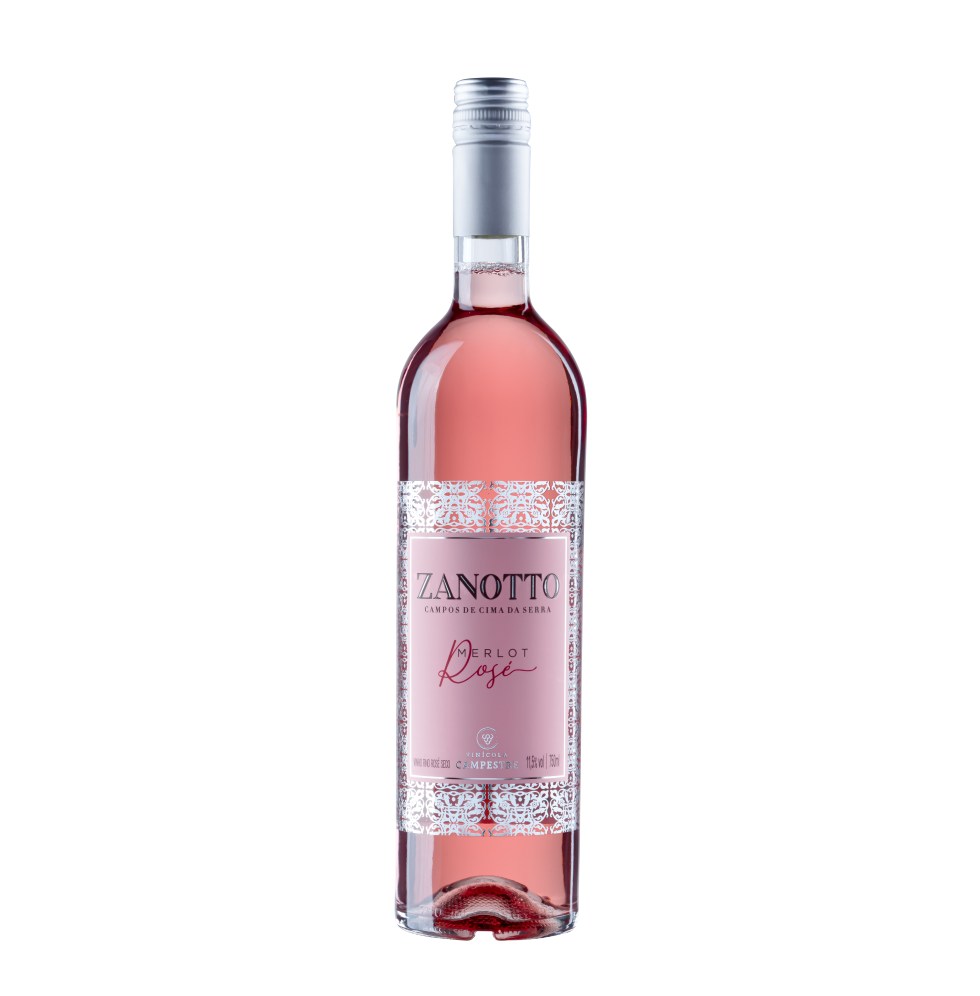 Vinho Fino Rosé Merlot Zanotto - 750 ml