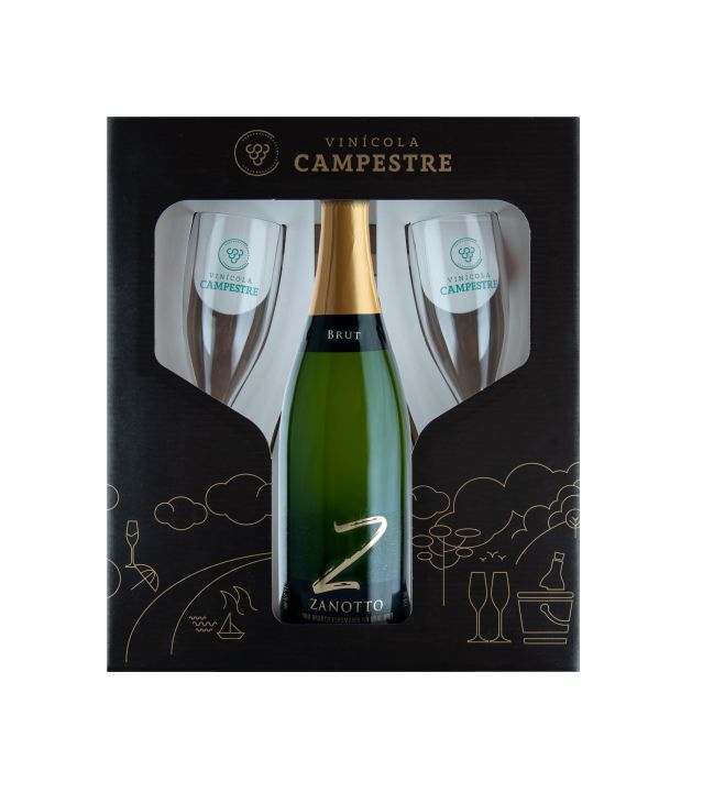 Kit Espumante Brut Zanotto 750 ml - Frete Grátis