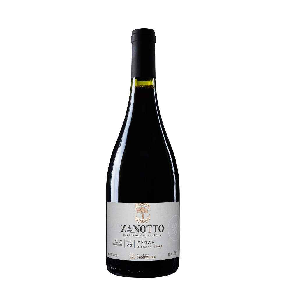 Vinho Fino Tinto Seco Syrah Zanotto - 750 ml