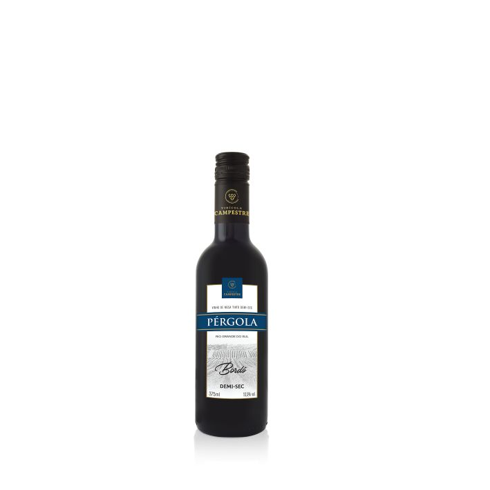 Vinho Tinto Demi-Sec Bordô Pérgola 375 ml