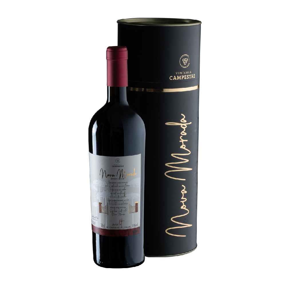 Vinho Fino Tinto Seco Merlot Nova Morada - 750 ml