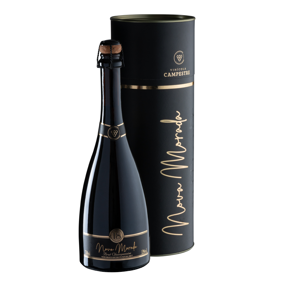 Espumante Brut Champenoise Nova Morada - 750ml + Tubete