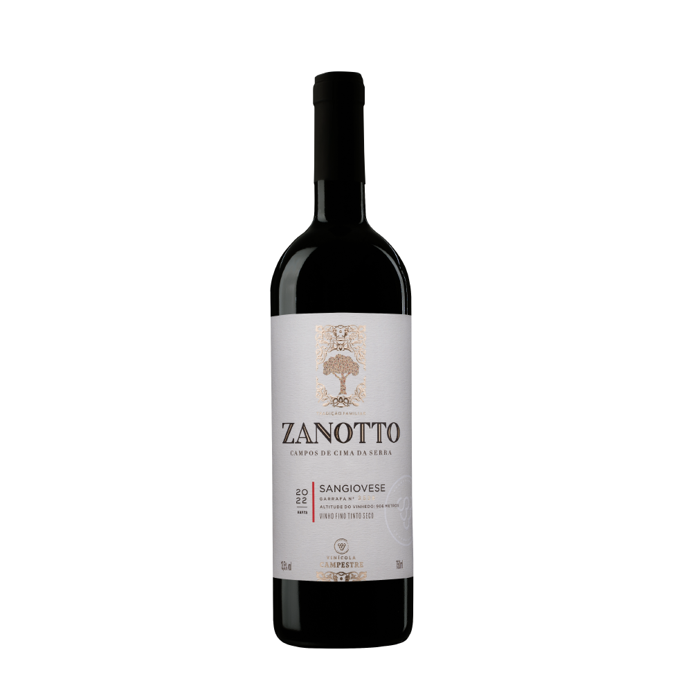 Vinho Fino Tinto Seco Sangiovese Zanotto - 750 ml