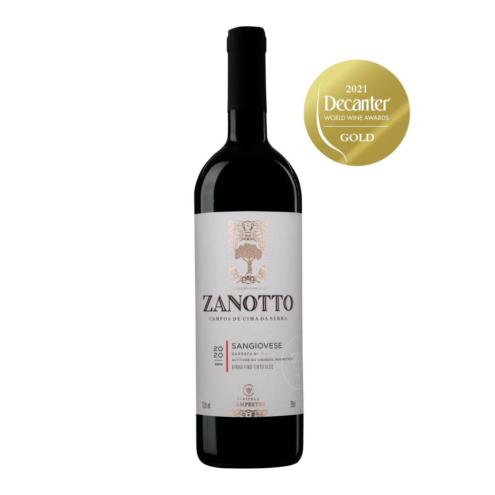 Vinho Fino Tinto Seco Sangiovese Zanotto - 750 ml