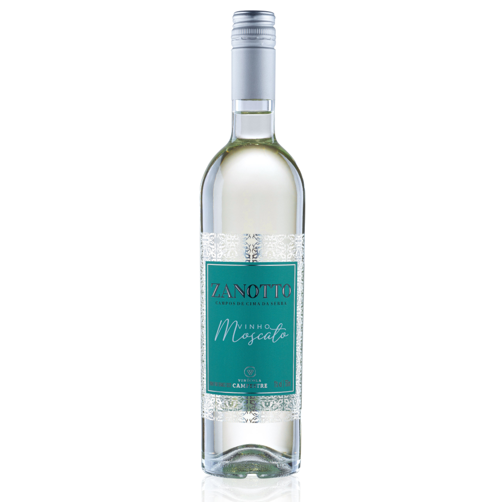 Vinho Fino Branco Seco Moscato Zanotto - 750 ml