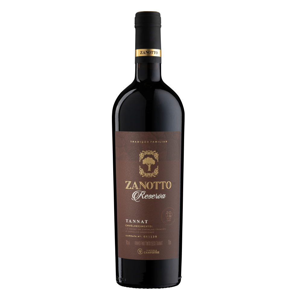 Vinho Fino Tinto Seco Merlot Zanotto Reserva - 750 ml