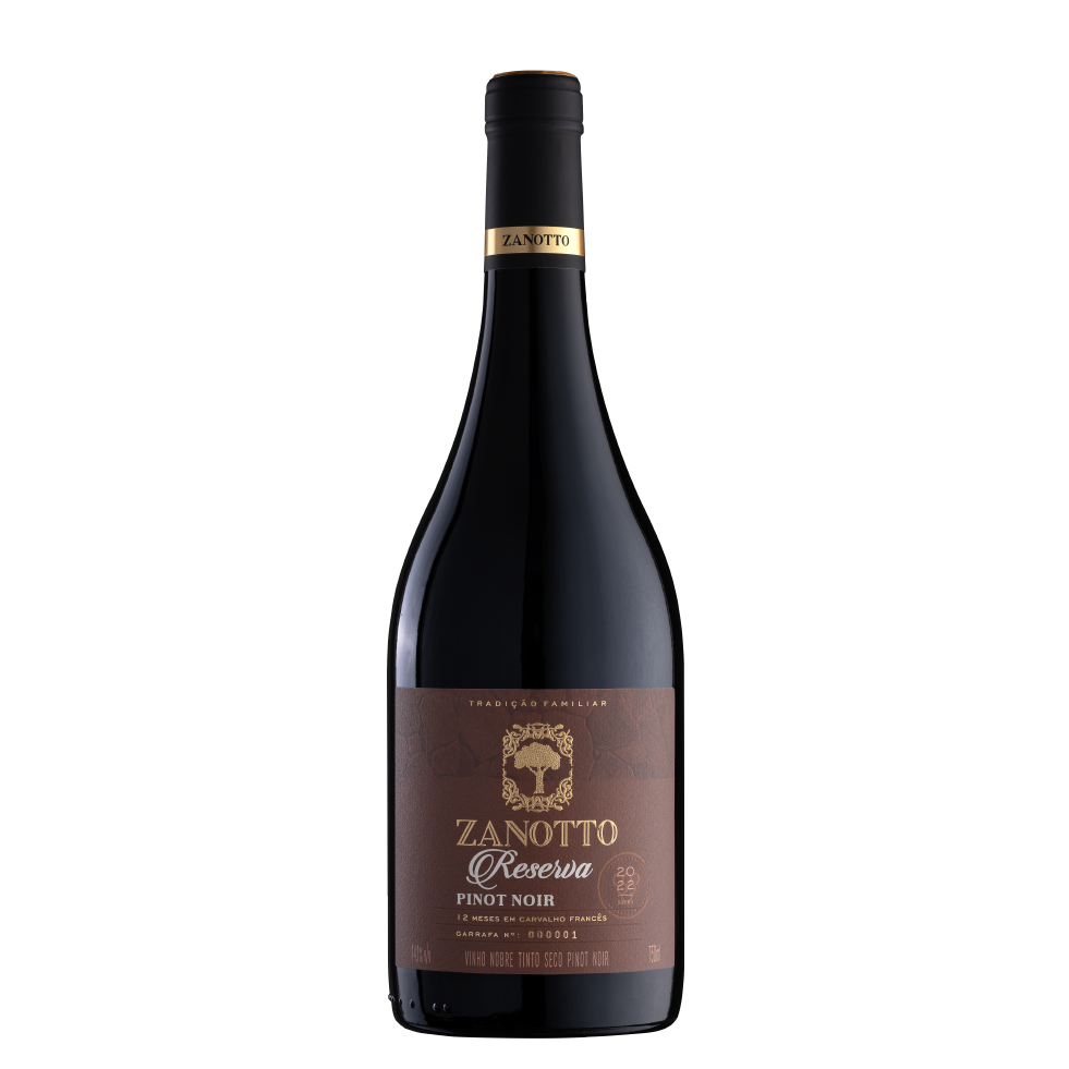 Vinho Nobre Tinto Seco Pinot Noir Zanotto Reserva - 750 ml
